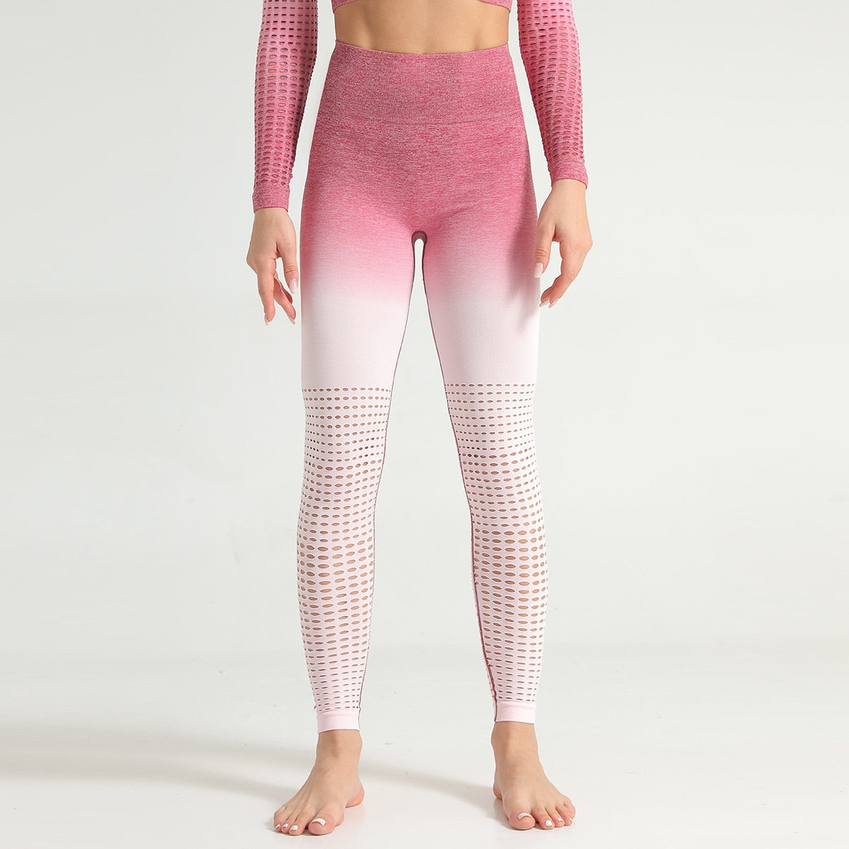 High Waist Leggings Women Hollow Out Push Up  Workout Leggins Mujer Exercise Fitness Female Pants Fitness Jeggings | Vimost Shop.