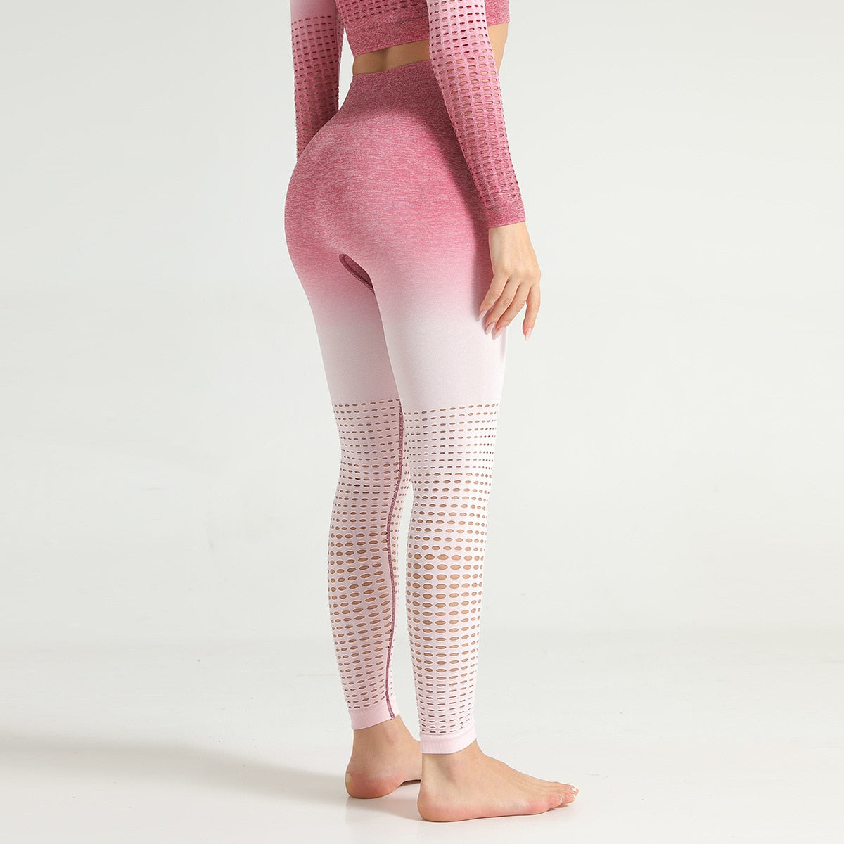 High Waist Leggings Women Hollow Out Push Up  Workout Leggins Mujer Exercise Fitness Female Pants Fitness Jeggings | Vimost Shop.