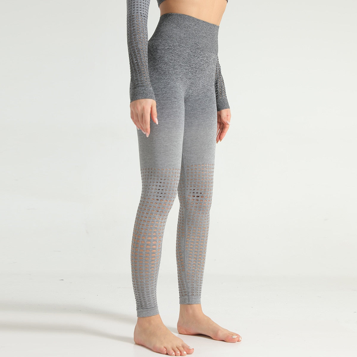 High Waist Leggings Women Hollow Out Push Up  Workout Leggins Mujer Exercise Fitness Female Pants Fitness Jeggings | Vimost Shop.