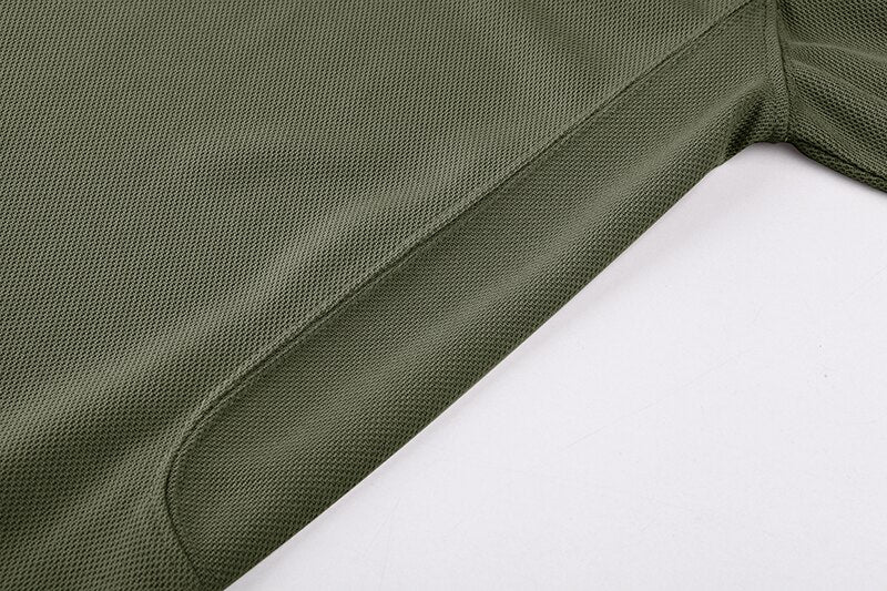 Men Tactical T-shirts Summer Quick Dry Performance Airsoft T-shirts Long Sleeve Lightweight Pique Jersey Golf T-shirts | Vimost Shop.
