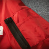 Men Print Plus Size Stand Collar Bomber Jacket Outwear | Vimost Shop.