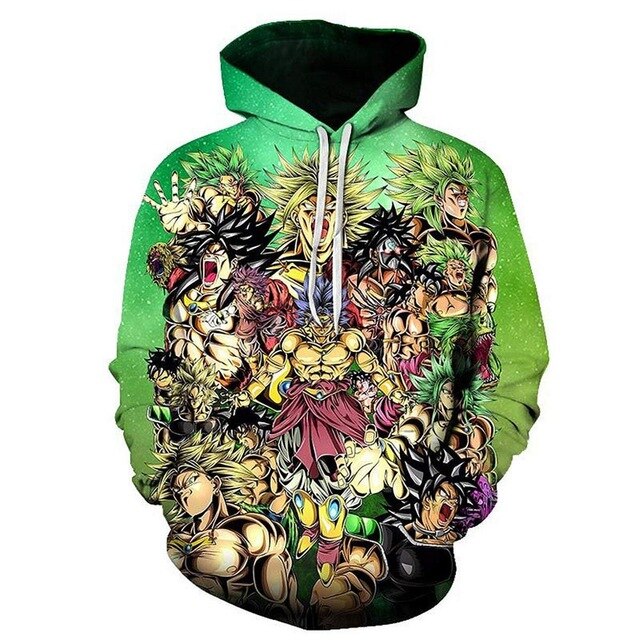 Dragon ball Anime 3D hoodies Men Women Hooded Sweatshirt Dragonball Son Goku Casual Pockets Streetwear Autumn Tops - Vimost Shop