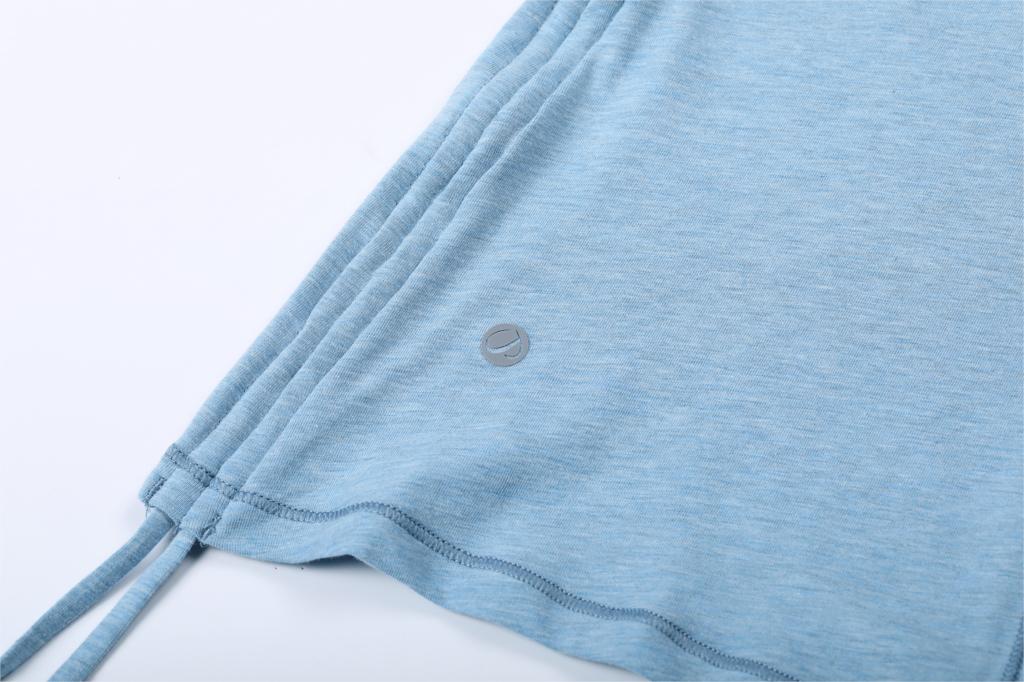 Women's Pima Cotton Workout Shirts Long-Sleeve T-Shirt Crewneck Athletic Top Gym