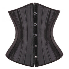 28 Sprial Steel Boned Black Shapewear Waist Cincher Slim Control Body Shaper Cincher Underbust Corset Sexy Women Plus Size S-6XL | Vimost Shop.