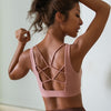 High Impact Strappy Workout Bra Sexy Cut Out Yoga Top | Vimost Shop.