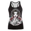 The Nightmare Before Christmas Tank Top for Women Corpse Bride Gothic Style Halloween Sleeveless Vest | Vimost Shop.
