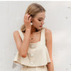 Simplee Casual two-piece women playsuits Sleeveless | Vimost Shop.