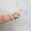 Vintage Sun and Moon Charm Celestial Dainty Necklaces For Women Boho Jewelry Stainless Steel Chain Couple Necklace Collier Femme | Vimost Shop.