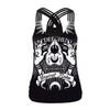 Magic Ouija Board Women Vest Sexy Backless Tops Gothic Witchy Black Tank Top Female Sleeveless Tops Plus Size | Vimost Shop.
