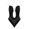 Sexy Underwear Women Body Shaper Bra Deep U Seamless Wedding Waist Trainer Full Slips Dress Cup G-string Bodysuits | Vimost Shop.