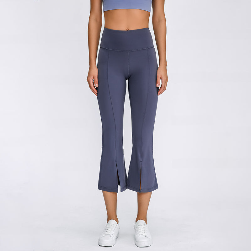 Naked-feel Fabric Plain Wide-legged Fitness  Women Yoga Pants | Vimost Shop.