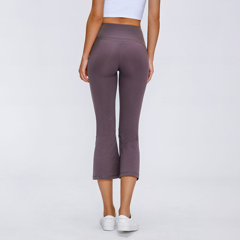 Naked-feel Fabric Plain Wide-legged Fitness  Women Yoga Pants | Vimost Shop.