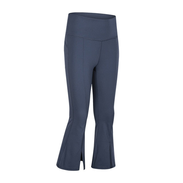 Naked-feel Fabric Plain Wide-legged Fitness  Women Yoga Pants | Vimost Shop.
