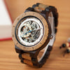 Men Automatic Wooden Watches Forsining Wristwatch Waterproof Male Mechanical Gift in  Wood Box Masculino watch For BOY | Vimost Shop.