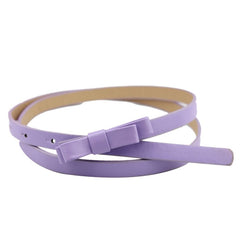 Hot Marking 1pc New Fashion Dow Candy Thin Women Pu Leather Casual Belt Cummerbund For Girl H18 Drop Shipping | Vimost Shop.