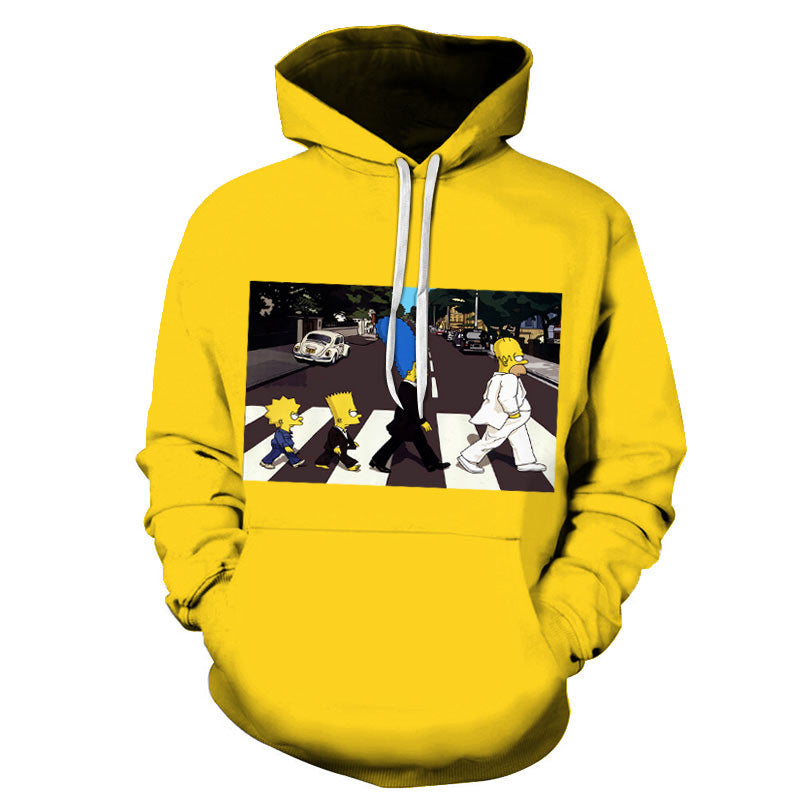 The Simpsons hoodies men women sweatshirts printed 3d hooded pullover hooded casual streetwear | Vimost Shop.