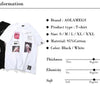 Men Funny Picture Print Men's Tee Shirts O-neck T Shirt Cotton Fashion High Street Couple Tees Streetwear | Vimost Shop.