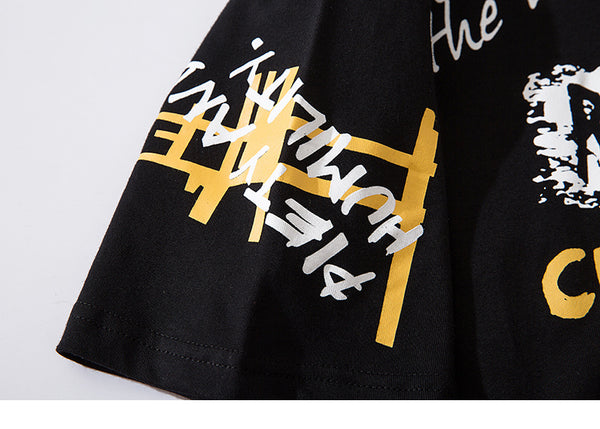 Men Hip Hop Graffiti T Shirt Harajuku  Streetwear Tshirt Summer Short Sleeve Fashion Cotton Tops Tees | Vimost Shop.