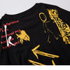Men Hip Hop Graffiti T Shirt Harajuku  Streetwear Tshirt Summer Short Sleeve Fashion Cotton Tops Tees | Vimost Shop.