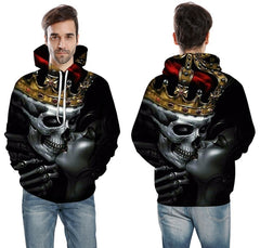 Men/Women 3d Hoodies Metal Skulls kiss Print women Hooded Hoodies Thin 3d Sweatshirts Hoody Hip hop Tops | Vimost Shop.