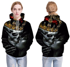 Men/Women 3d Hoodies Metal Skulls kiss Print women Hooded Hoodies Thin 3d Sweatshirts Hoody Hip hop Tops | Vimost Shop.