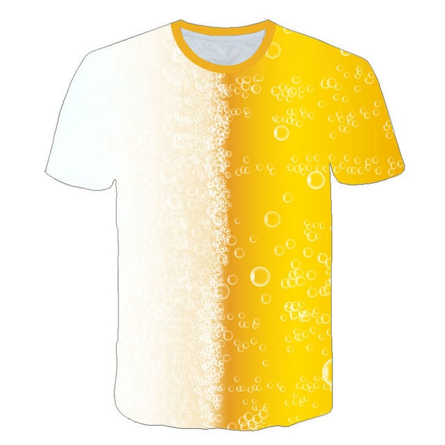 Fruits Food 3D t shirt Men Cans of Beer Printed Hip Hop Crewneck short Sleeve Men/Women t-shirt tee tops Wholesale | Vimost Shop.