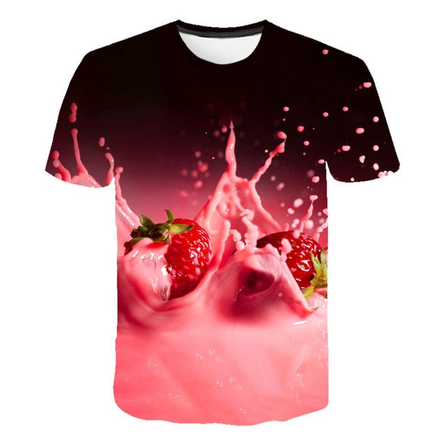 Fruits Food 3D t shirt Men Cans of Beer Printed Hip Hop Crewneck short Sleeve Men/Women t-shirt tee tops Wholesale | Vimost Shop.