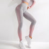 Women Striped Hip Enhancing Running Gym Fitness Leggings | Vimost Shop.
