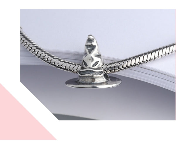 Strollgirl Hot Sale 925 Sterling Silver oxidation hat Charm beads Fit original European bracelet for Women Jewelry making gift | Vimost Shop.