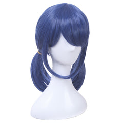 Ladybug Cosplay Wigs Dark Blue Double Ponytails Straight Cosplay Wig Halloween Heat Resistant Synthetic Hair | Vimost Shop.