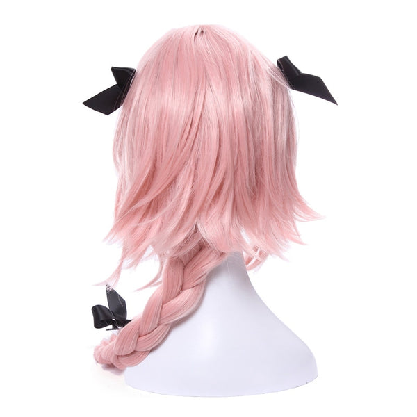 New Arrival Game Fate Apocryph Astolfo Cosplay Wigs Long Pink Heat Resistant Synthetic Hair Halloween Cosplay Wig | Vimost Shop.