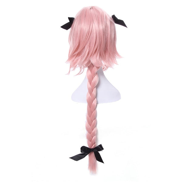 New Arrival Game Fate Apocryph Astolfo Cosplay Wigs Long Pink Heat Resistant Synthetic Hair Halloween Cosplay Wig | Vimost Shop.