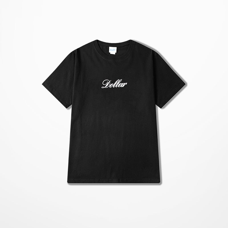 American Style Retro Kanye West Coast Sexy Girl Dollars Print T-Shirt | Vimost Shop.