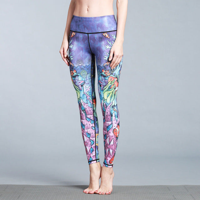 Women Leggings Gym Elastic Fitness Long Tights | Vimost Shop.