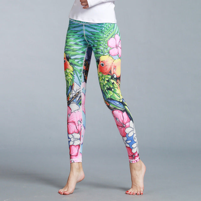 Women Leggings Gym Elastic Fitness Long Tights | Vimost Shop.