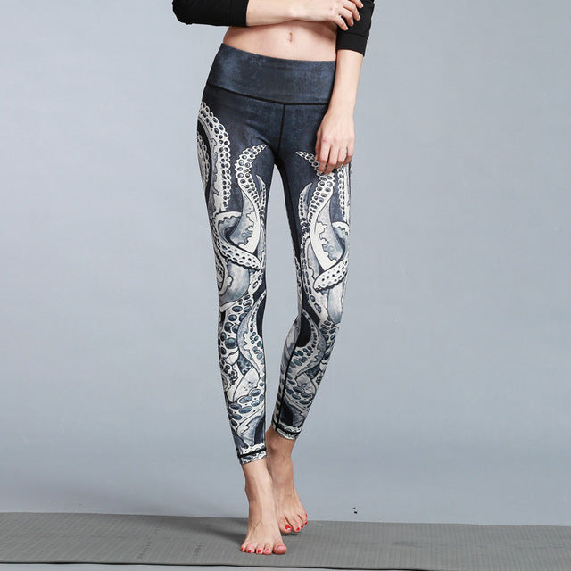 Women Leggings Gym Elastic Fitness Long Tights | Vimost Shop.