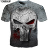 3d Skull T Shirt Men 3d Full Print Tees Shirt Homme Punisher 3d T Shirt Fitness Compression Men T Shirt Plus Size | Vimost Shop.