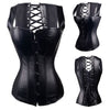 Steampunk Corsets sexy Gothic corset 10 Steel Bones Bustier plus size Leather Women Corselet Bodyshaper Overbust Tops | Vimost Shop.