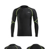 Men Winter Compression Shirt Warm Up Fleece Gym Shirts  Long Sleeve Sportswear Running Tights Workout Shirt Dry Fit