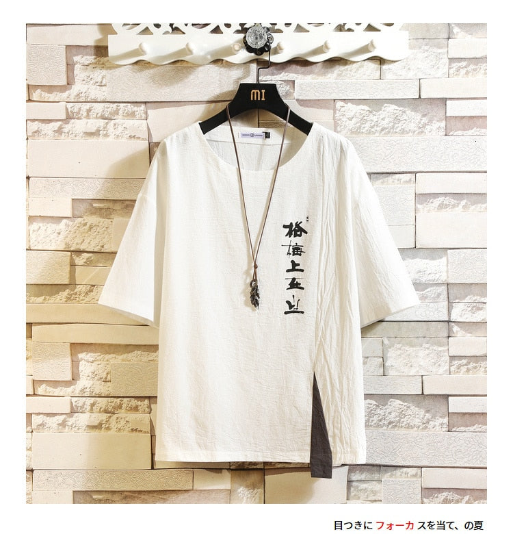 Men's Cotton Fashion T-shirt Funny Mens Summer White Tshirts Male Oversized Tee Shirts 5XL Casual T Shirt Tee For Man Streetwear | Vimost Shop.