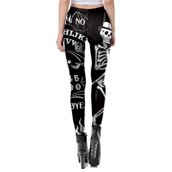 Ouija Board Leggings Women 3D Printed Trousers Satan Head Devil Leggins Fitness Workout Elastic Pants Legins | Vimost Shop.