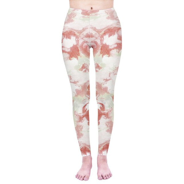 Fashion Women Legging Pink Tropics Printing With Multicolor Pattern Leggins High Elasticity Legins Fitness Pants Leggings | Vimost Shop.