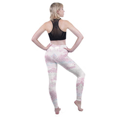 Fashion Women Legging Pink Tropics Printing With Multicolor Pattern Leggins High Elasticity Legins Fitness Pants Leggings | Vimost Shop.