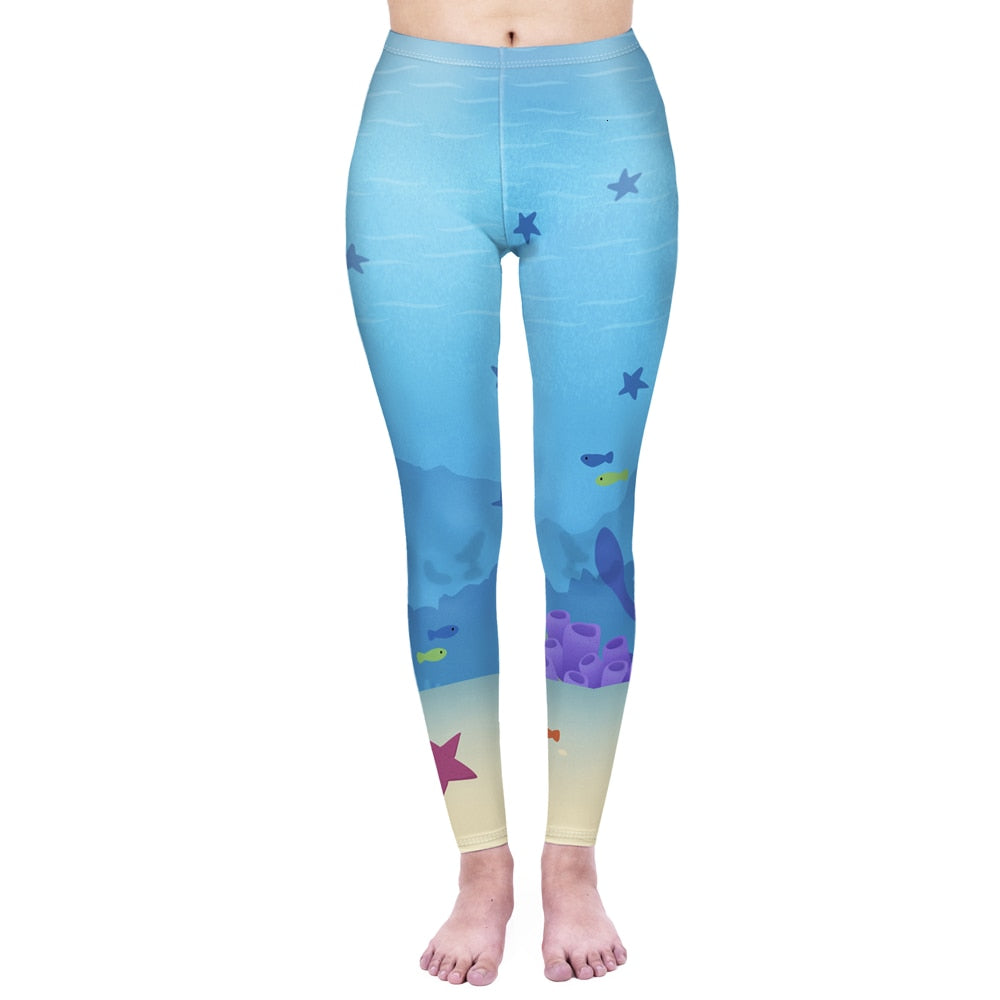Fashion Women Legging Pink Tropics Printing With Multicolor Pattern Leggins High Elasticity Legins Fitness Pants Leggings | Vimost Shop.