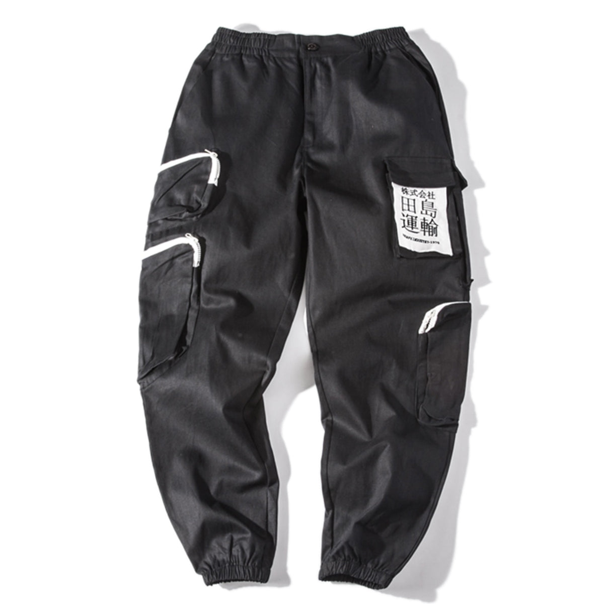 Multi Pockets Hip Hop Cargo Pants Men Harajuku Streetwear Sweatpants Joggers Elastic Waist Trousers Harem Pants | Vimost Shop.