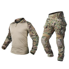 Tactical Uniform BDU G3 Combat Shirt & Pants Knee Pads Update Ver Camo Airsoft Military Combat Uniform