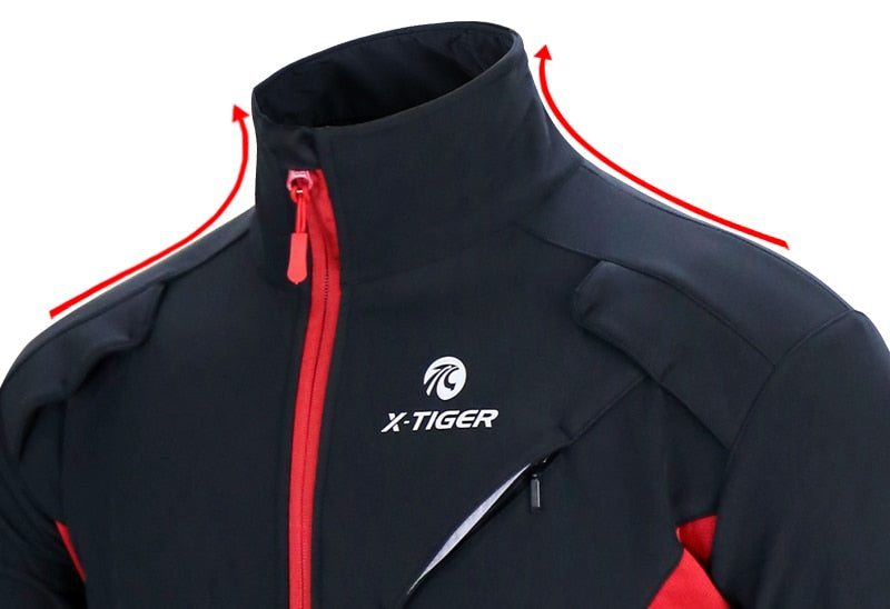 Winter Fleece Thermal Coat  Autumn Warm Up Bicycle Clothing | Vimost Shop.