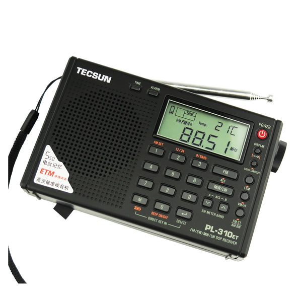 Full Band Radio Digital LED Display FM/AM/SW/LW Stereo Radio with Broadcasting Strength Signal | Vimost Shop.