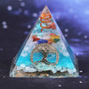 7 Chakra Crystal Orgone Pyramid Tree Of Life Amazonite Resin Jewelry Decoration Faith Creativity Pyramid Energy Generator | Vimost Shop.
