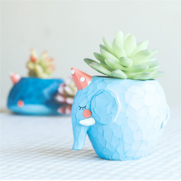 Plant Pot Cartoon Mini Crocodile Whale Resin Flower Pots Ehant Animals Succulent Plant Pots Bonsai Planter Home Office Decorlep | Vimost Shop.